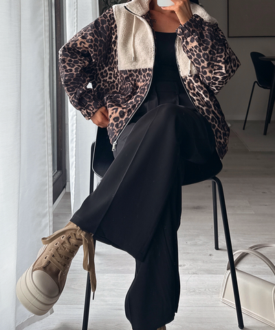 Bundfaltenhose Cleo Schwarz