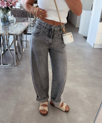Stretch Balloon Jeans Xania Grau