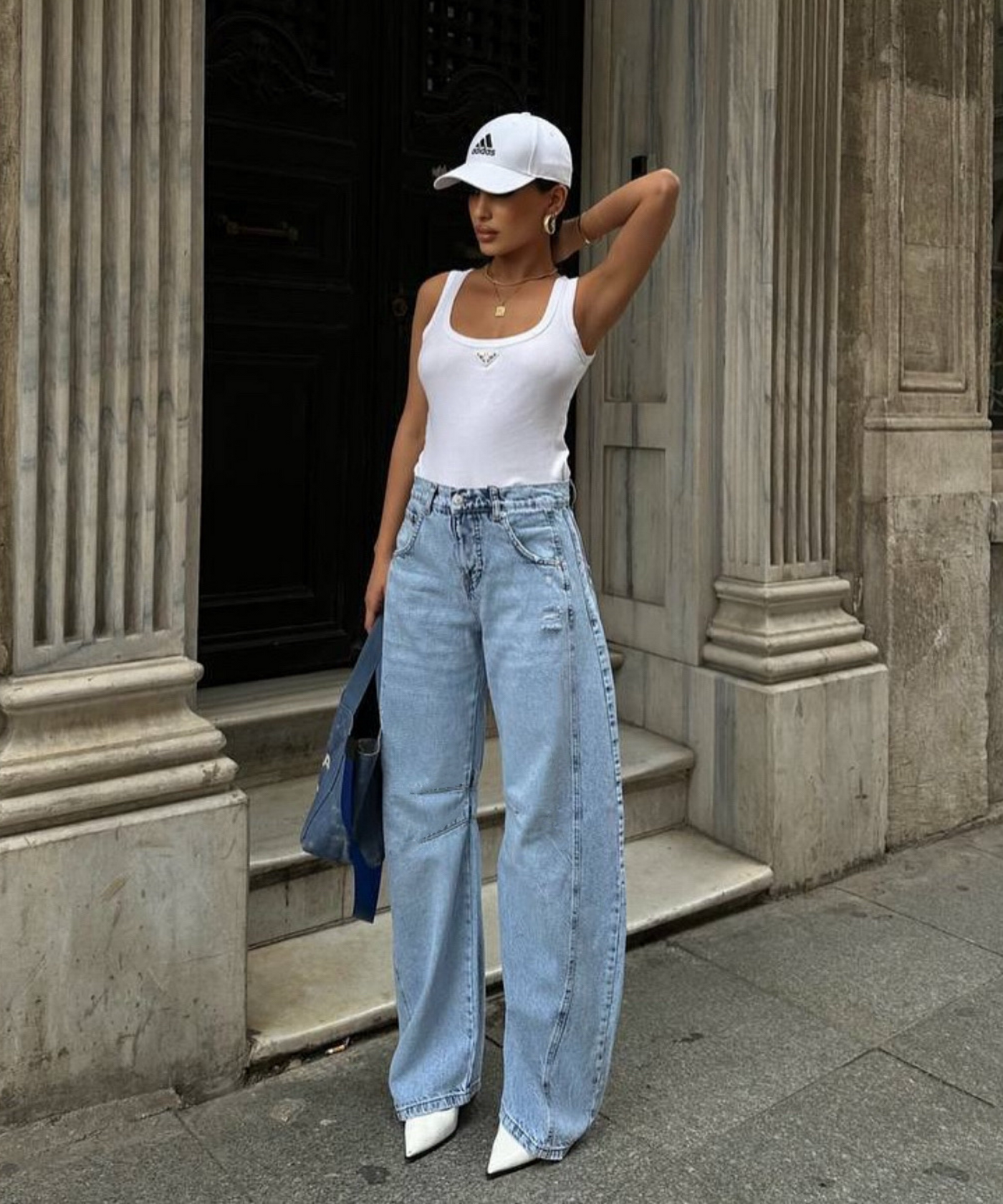 Stretch Balloon Jeans Elfi Hellblau