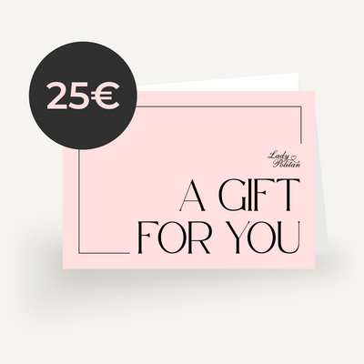 Gutschein Email 25€-500€ Geschenkgutscheine Ladypolitan - Fashion Onlineshop für Damen 25€