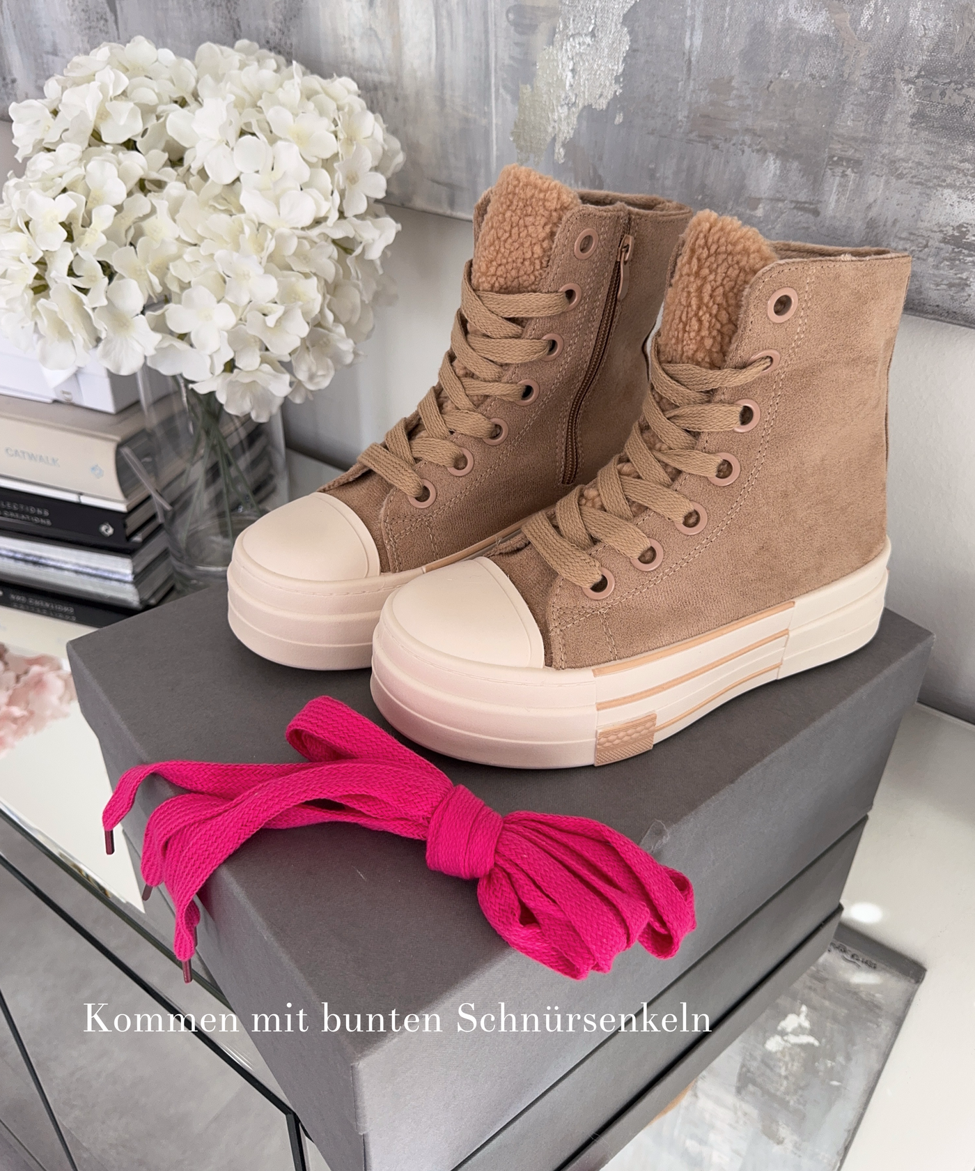 Plateau Sneaker Trana Camel Ladypolitan ♡
