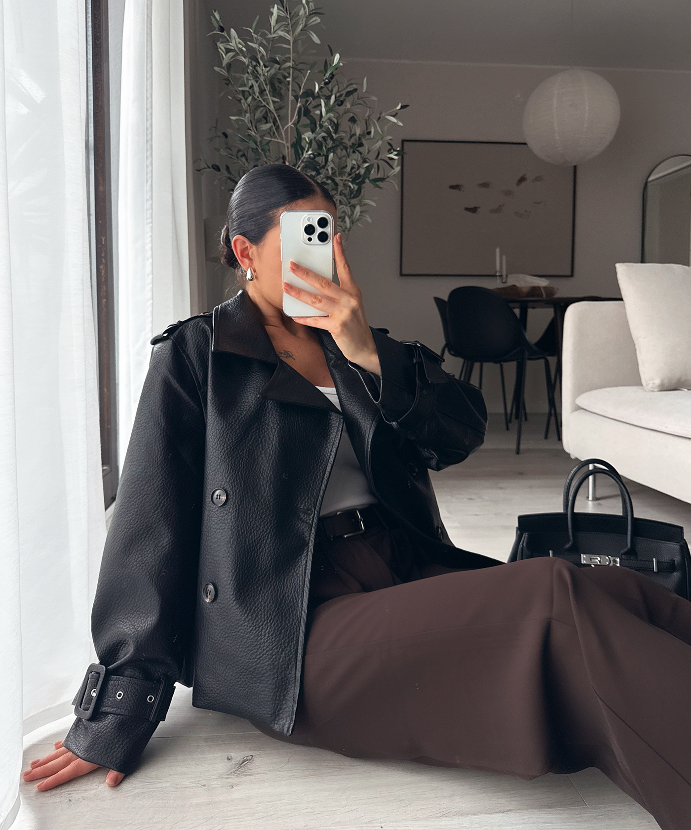 Lederjacke Gloria Schwarz Ladypolitan ♡