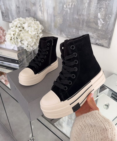 Plateau Sneaker Trana Schwarz Ladypolitan ♡