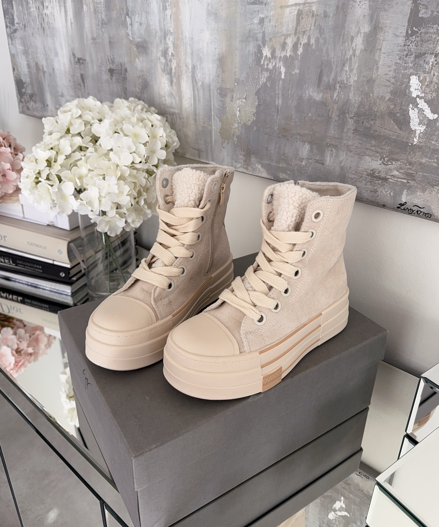 Plateau Sneaker Trana Beige Ladypolitan ♡