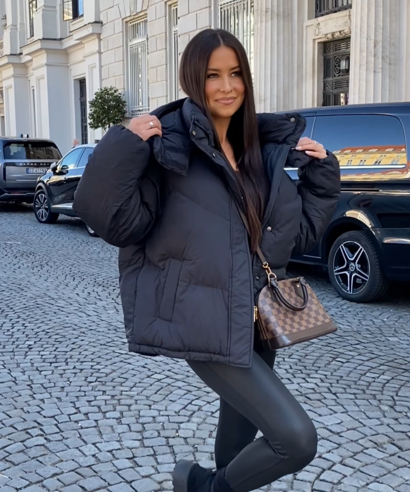 Pufferjacke Fina Schwarz