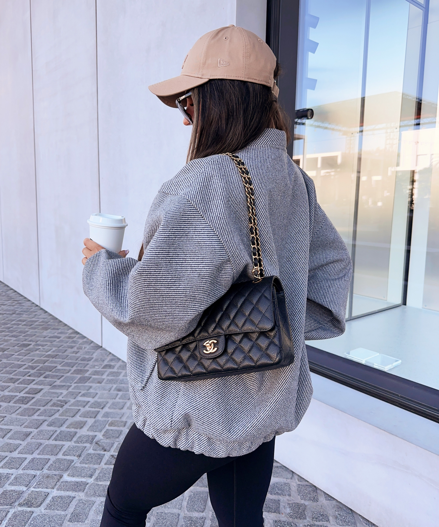 Oversize jacket Sally gray melange