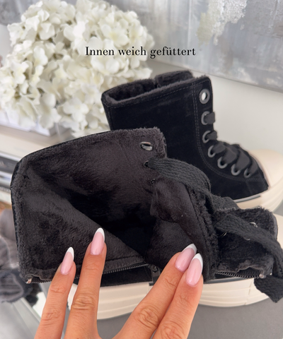 Plateau Sneaker Trana Schwarz Ladypolitan ♡