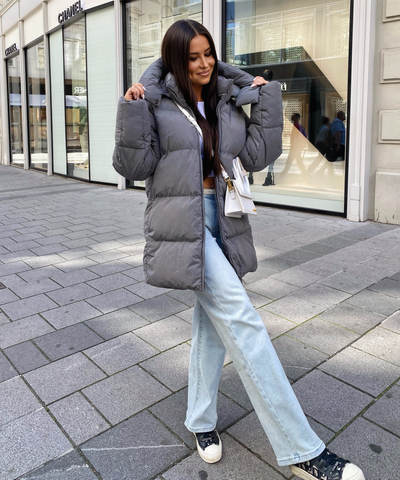Jacke Addie Dunkelgrau Ladypolitan ♡