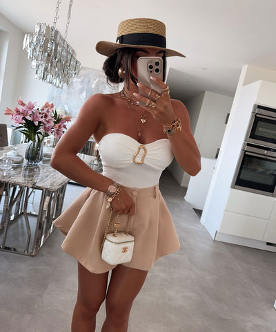Shorts Melania Beige Ladypolitan ♡