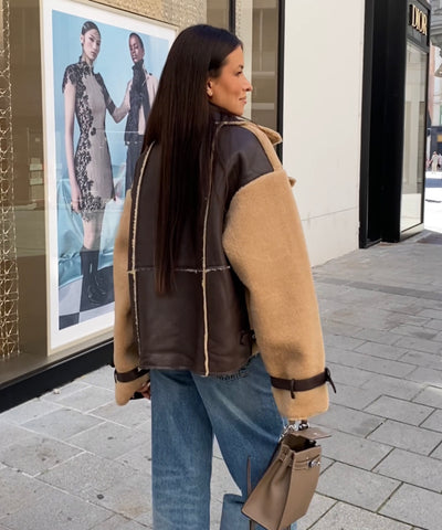 Teddy Fell Jacke Ella Camel Ladypolitan ♡