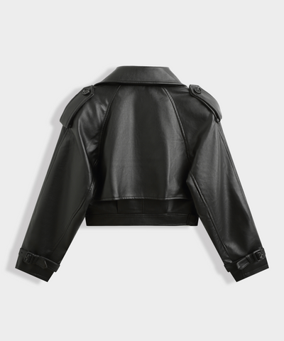 Lederjacke Farina Schwarz Ladypolitan ♡