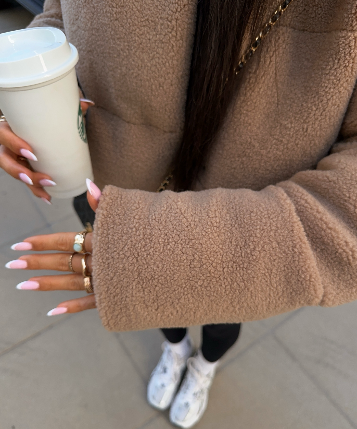 Teddy Fell Jacke Aila Camel Ladypolitan ♡