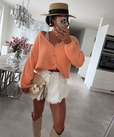 Cardigan Liz Orange Ladypolitan ♡