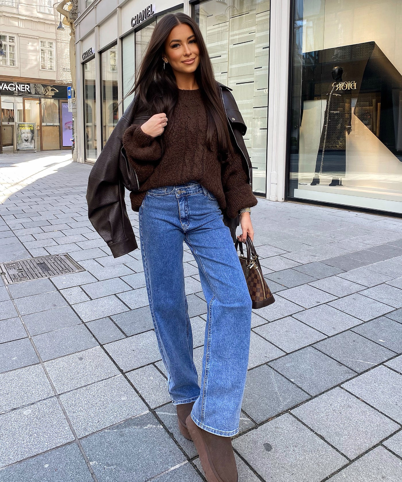 Pullover Leona Dunkelbraun Ladypolitan ♡