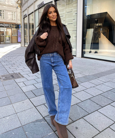 Pullover Leona Dunkelbraun Ladypolitan ♡