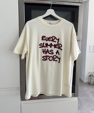 Oversize T-Shirt Summer Weiß Ladypolitan ♡
