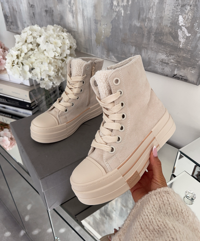 Plateau Sneaker Trana Beige Ladypolitan ♡
