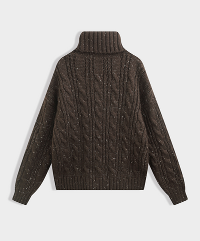 Rollkragen Pullover Vilena Braun Ladypolitan ♡