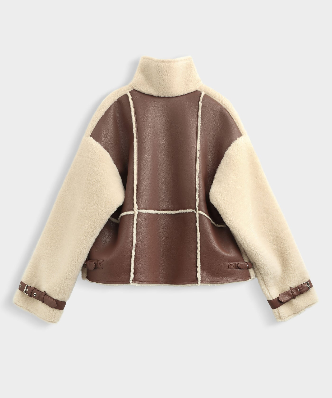 Teddy Fell Jacke Ella Beige Ladypolitan ♡
