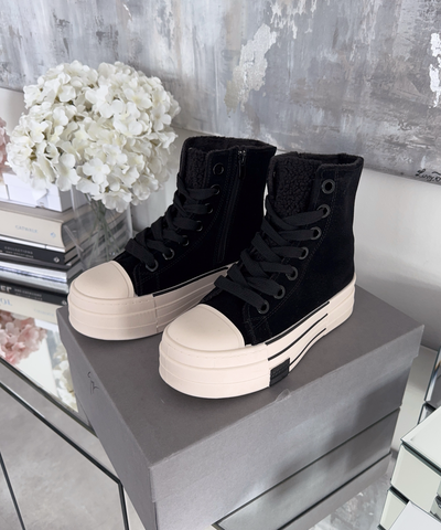 Plateau Sneaker Trana Schwarz Ladypolitan ♡