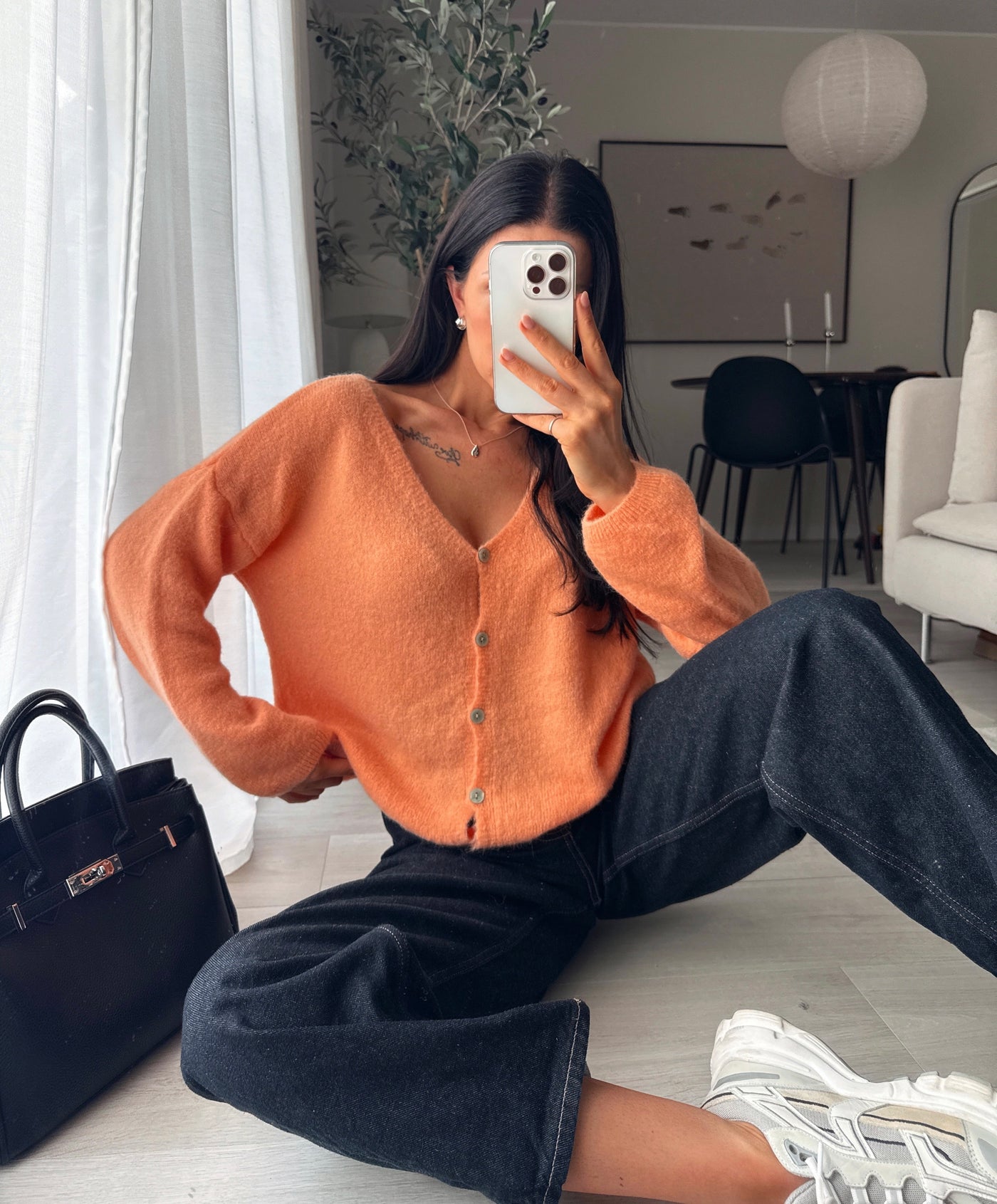 Cardigan Liz Orange Ladypolitan ♡