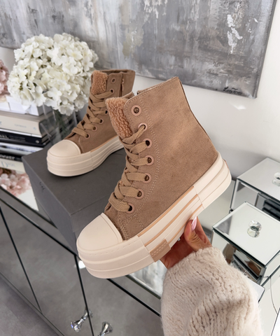 Plateau Sneaker Trana Camel Ladypolitan ♡