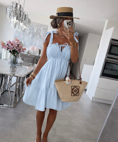 Kleid Taika Hellblau