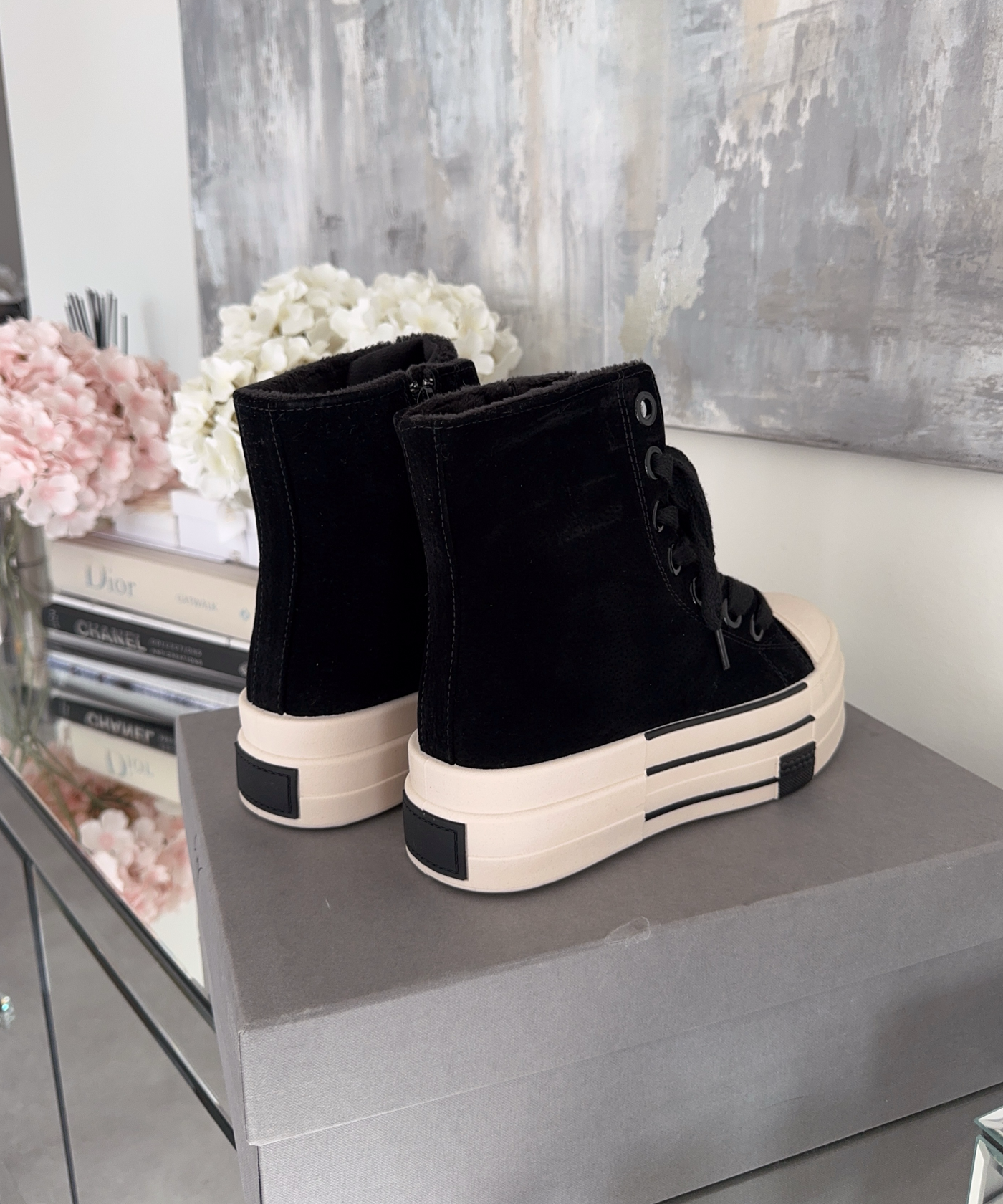 Plateau Sneaker Trana Schwarz Ladypolitan ♡