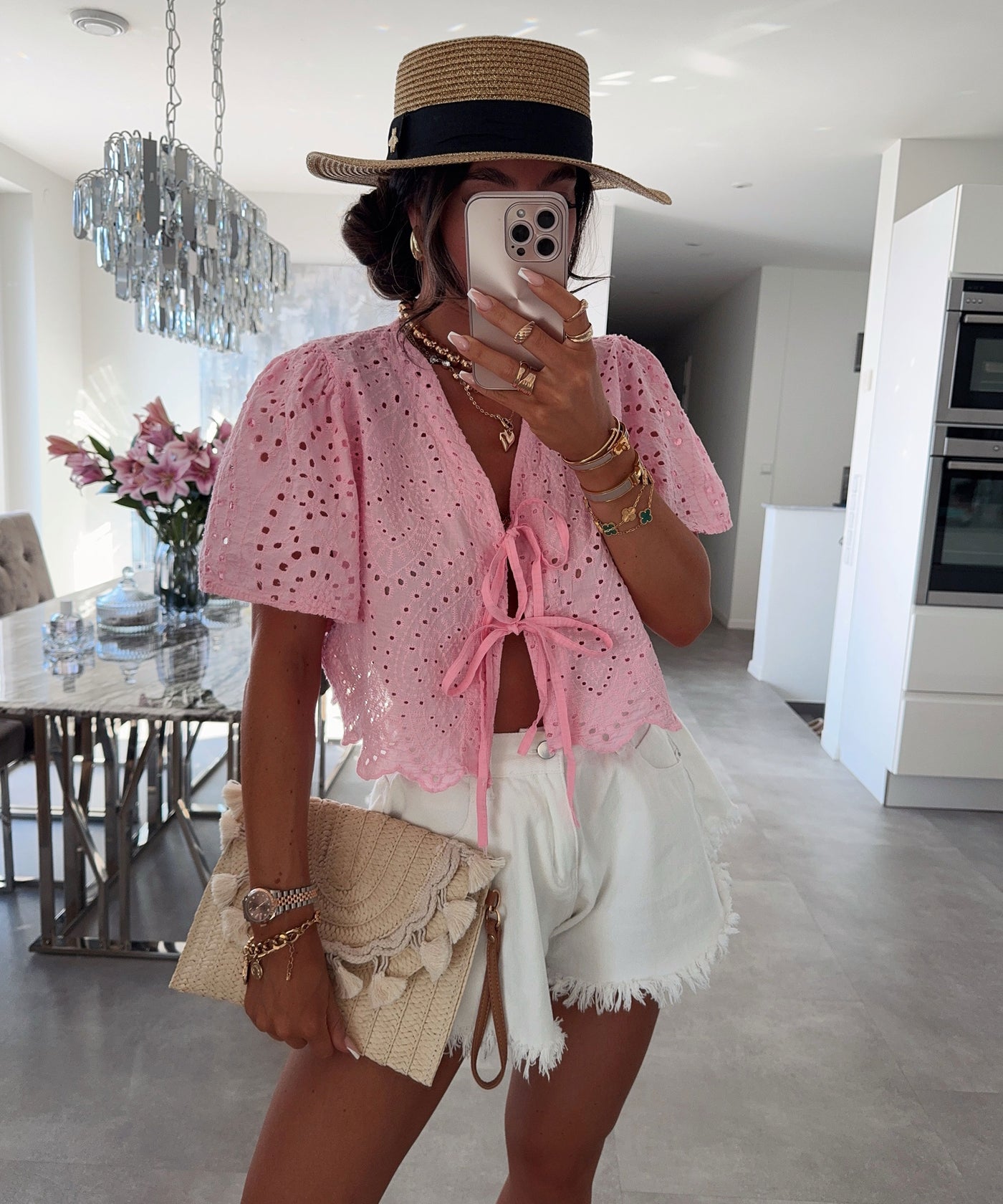Bluse Gerid Rosa Ladypolitan ♡