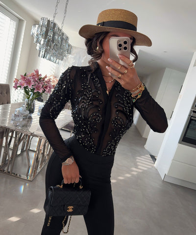 Body Vanita Schwarz Ladypolitan ♡