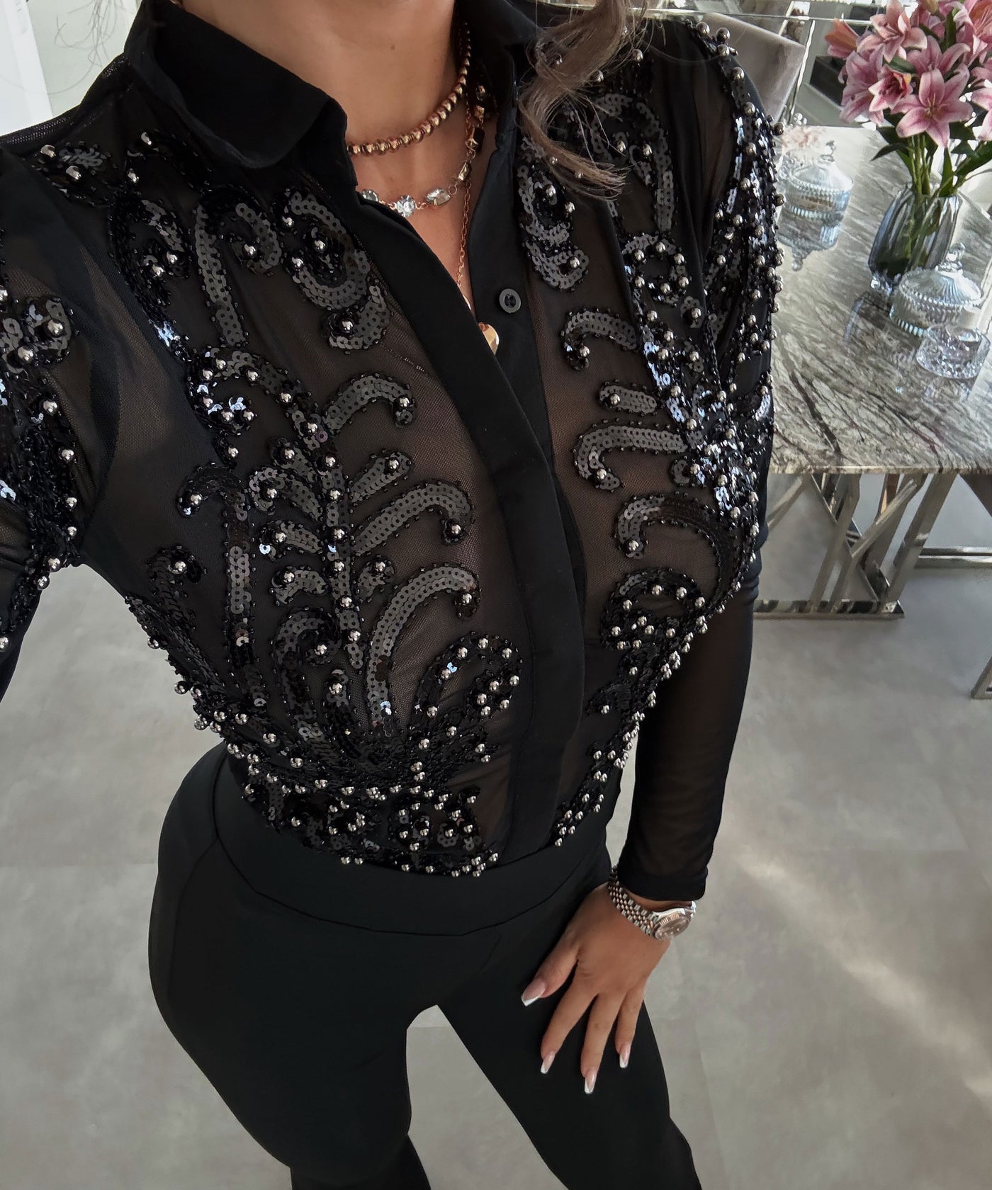 Body Vanita Schwarz Ladypolitan ♡