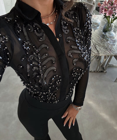 Body Vanita Schwarz Ladypolitan ♡