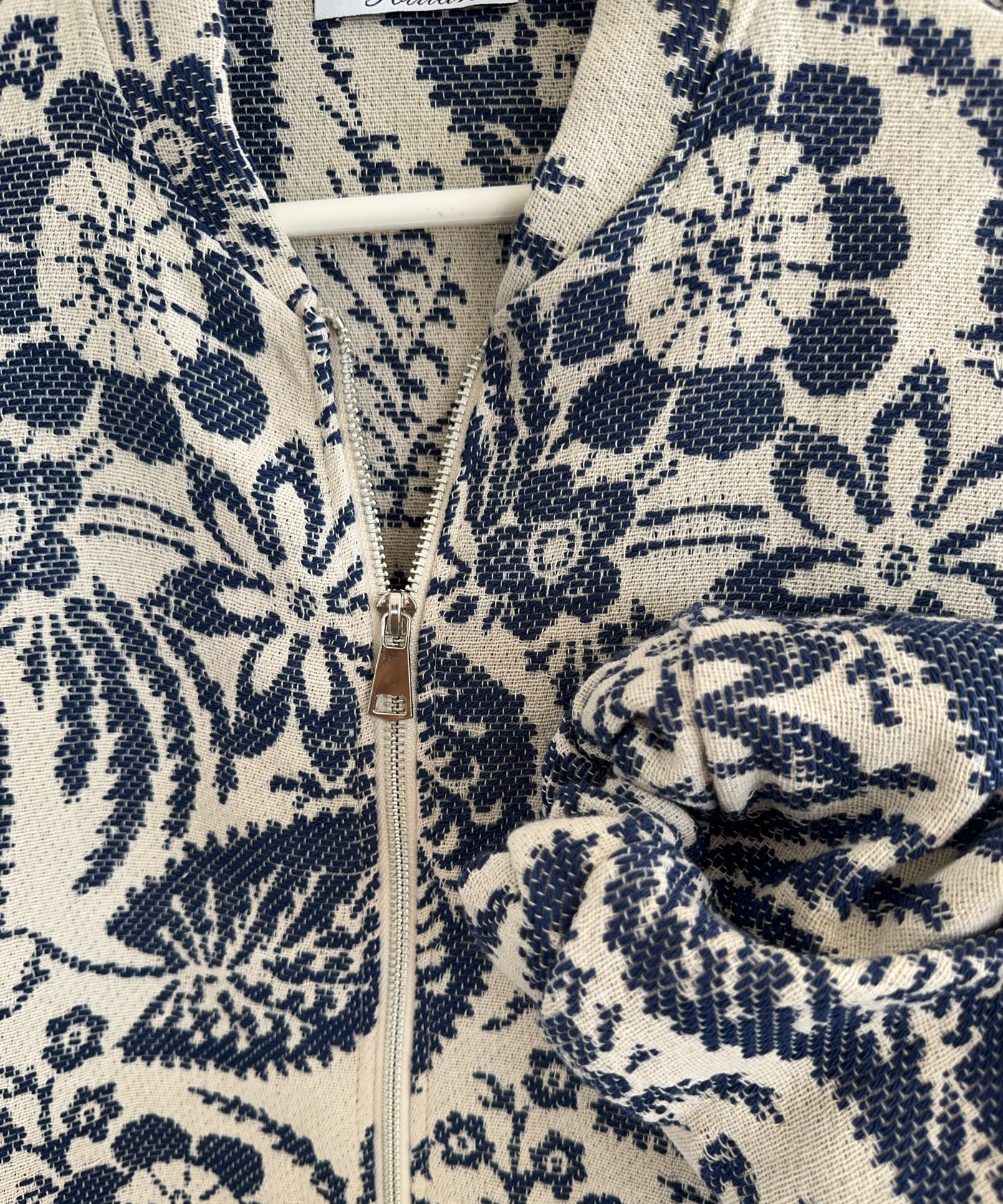 Jacke Flower Dunkelblau Ladypolitan ♡