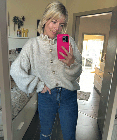Cardigan Milena Beige  Ladypolitan ♡   
