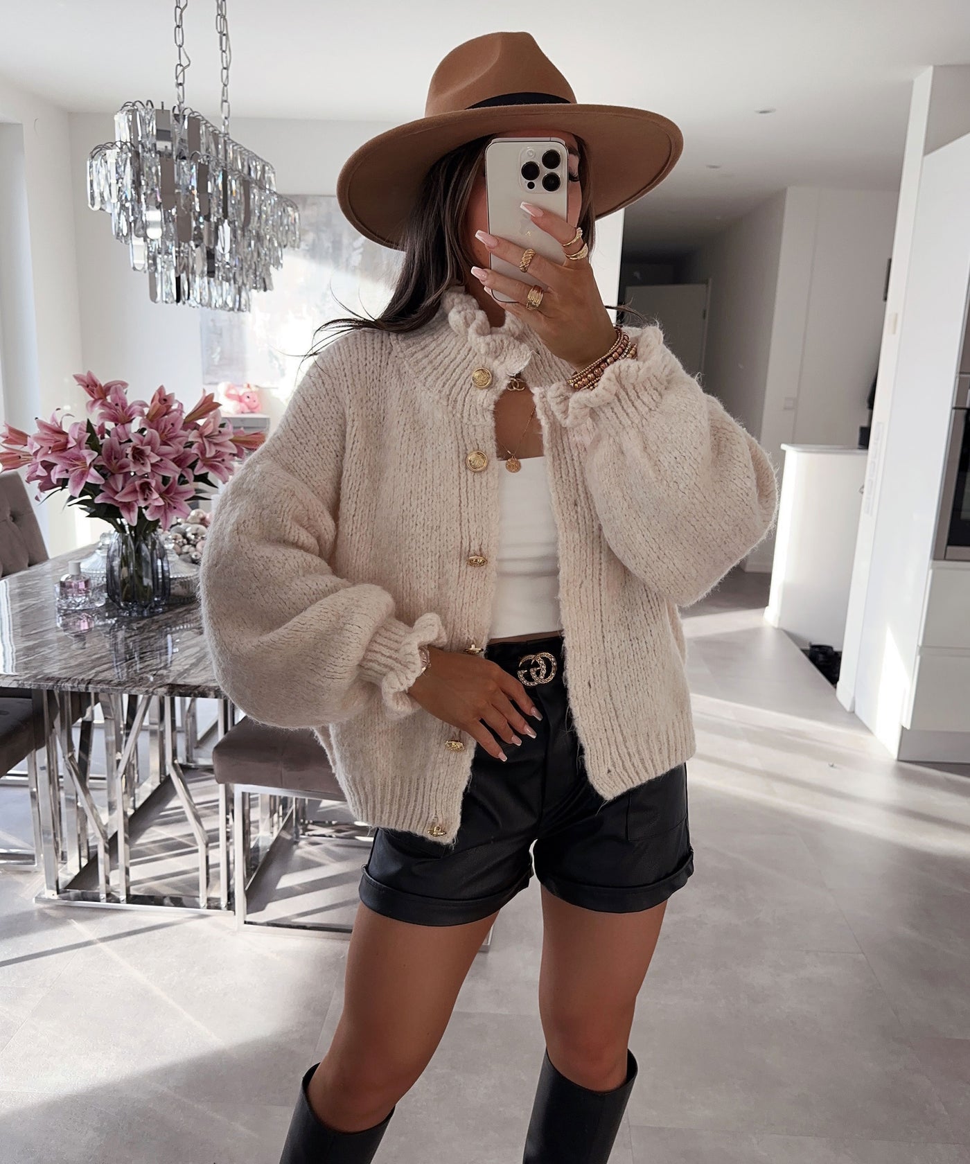 Cardigan Milena Beige  Ladypolitan ♡   