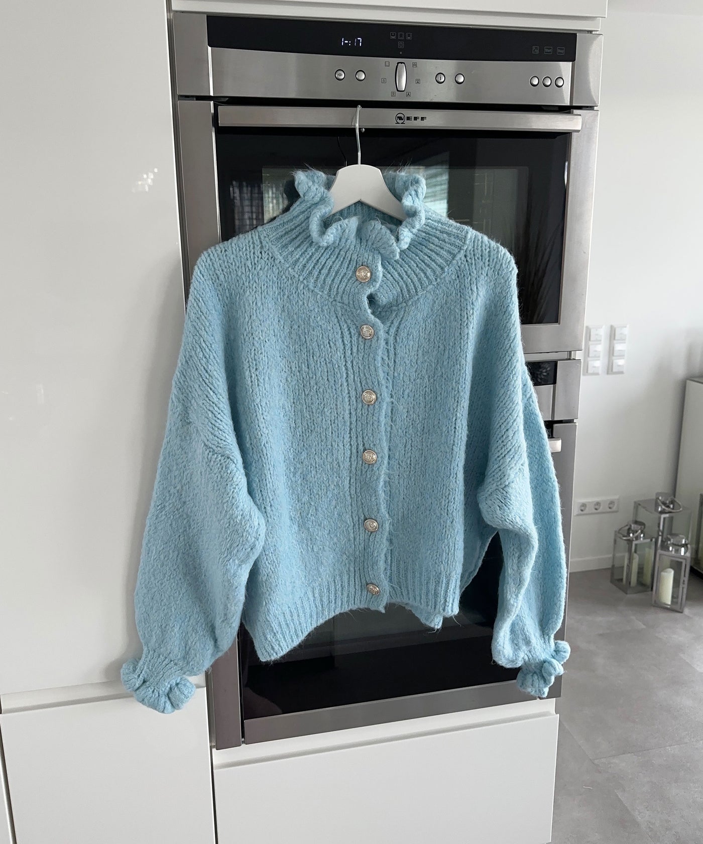 Cardigan Milena Hellblau  Ladypolitan ♡   