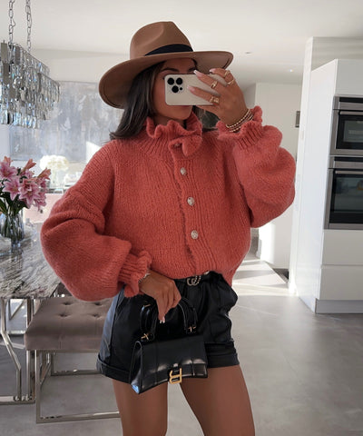 Cardigan Milena Peach  Ladypolitan ♡   