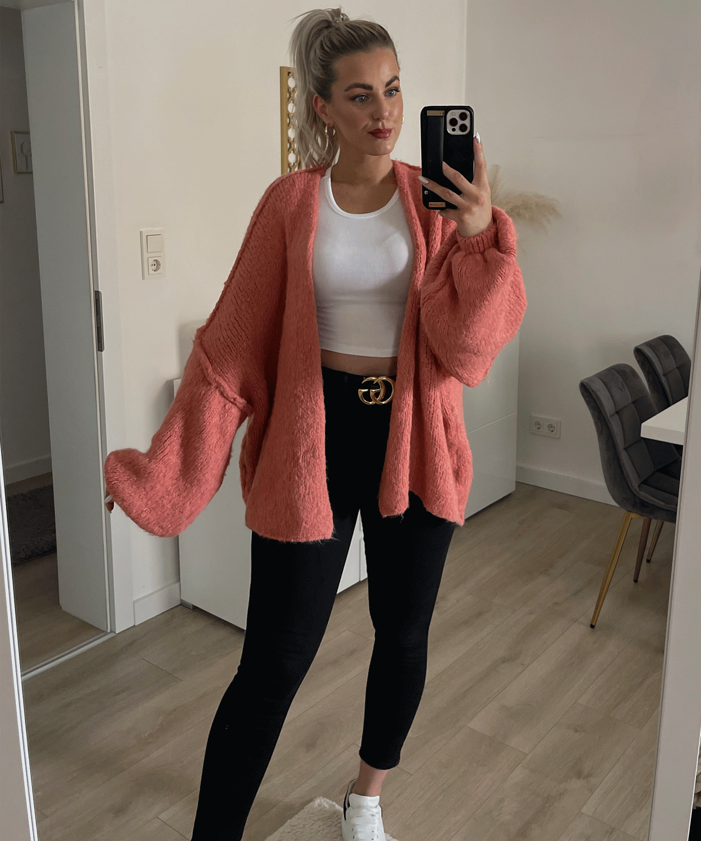 Cardigan Ray Peach  Ladypolitan ♡   