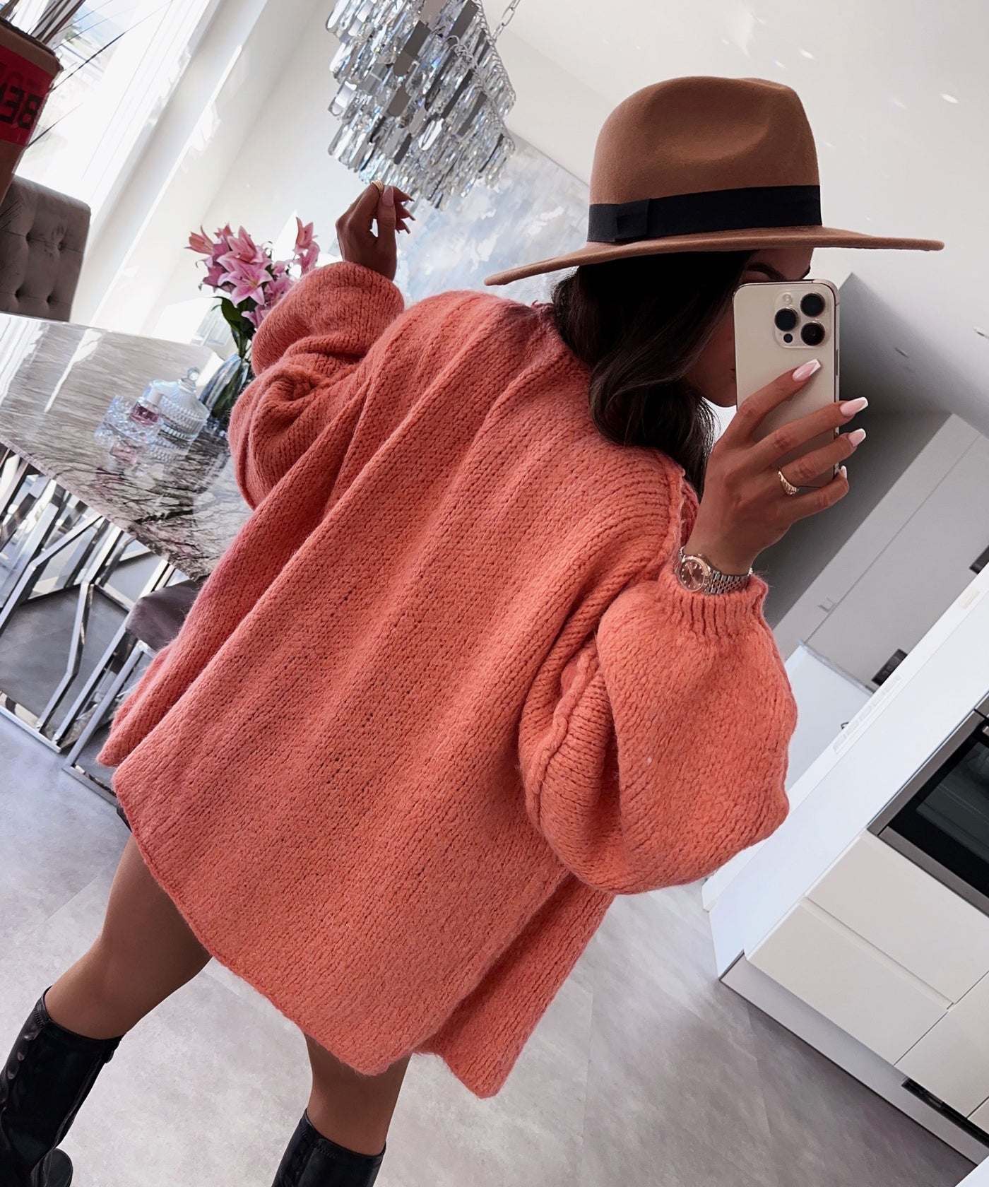 Cardigan Ray Peach  Ladypolitan ♡   
