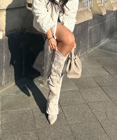 Cowboy Stiefel Lavinia Beige Ladypolitan ♡