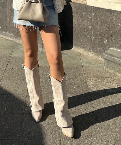 Cowboy Stiefel Lavinia Beige Ladypolitan ♡