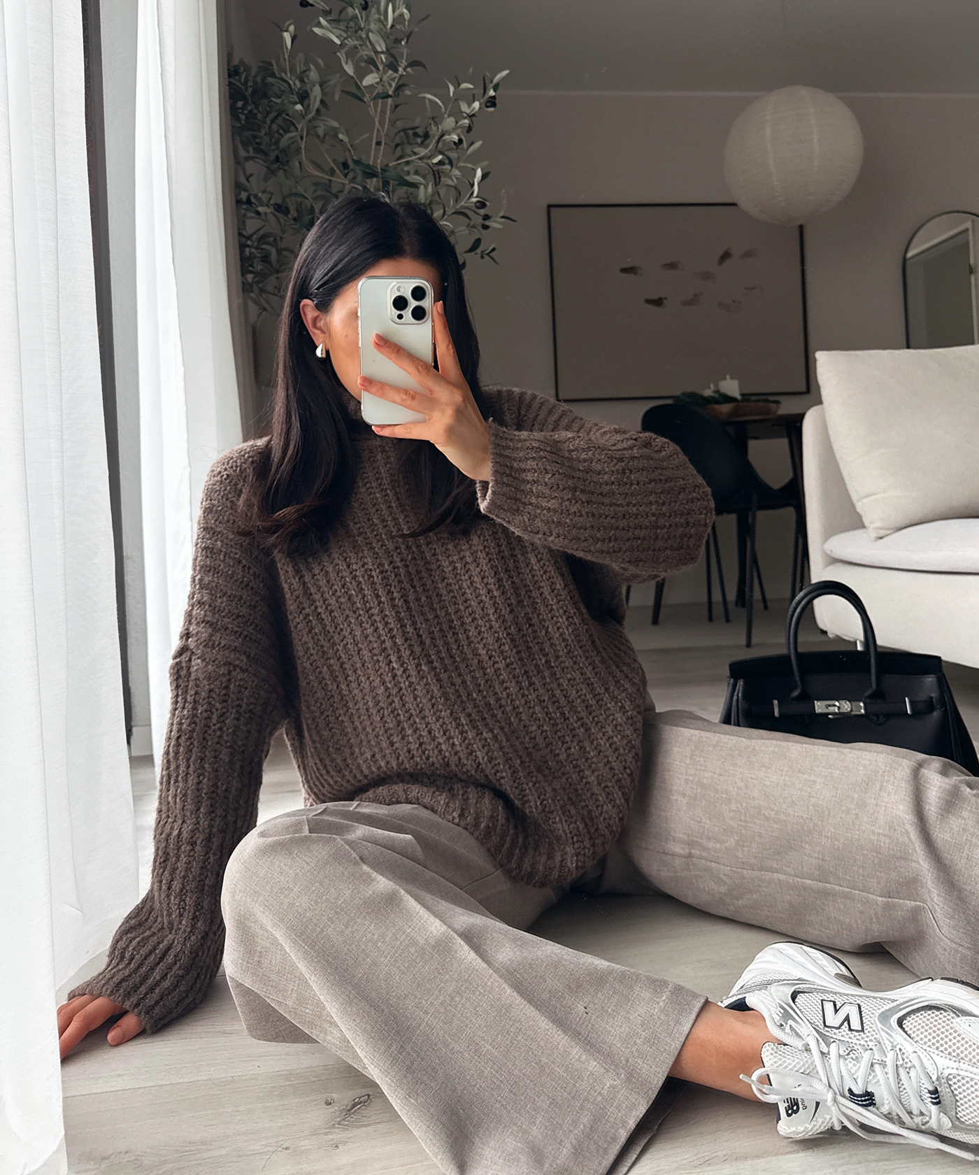 Rollkragen Pullover Tanny Braun Ladypolitan ♡