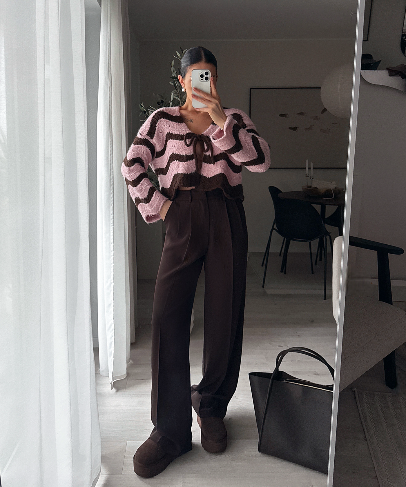 Bundfaltenhose Cleo Braun Ladypolitan ♡