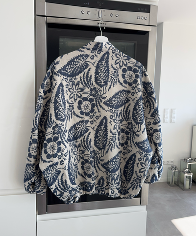 Jacke Flower Dunkelblau Ladypolitan ♡