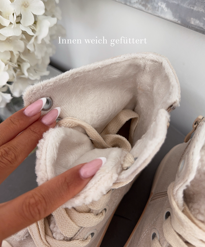 Plateau Sneaker Trana Beige Ladypolitan ♡