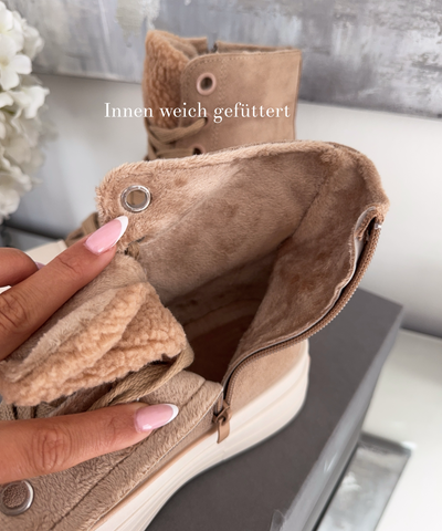 Plateau Sneaker Trana Camel Ladypolitan ♡