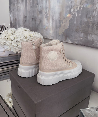 Gefütterte Teddysneaker Alea Beige  Ladypolitan ♡   