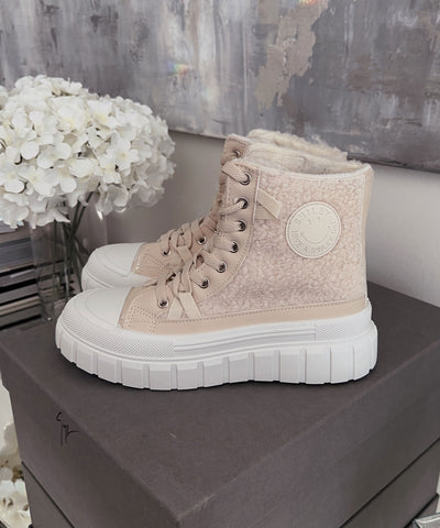Gefütterte Teddysneaker Alea Beige  Ladypolitan ♡   
