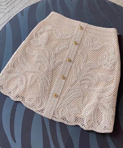 Häkel Rock Lyni Beige Ladypolitan ♡