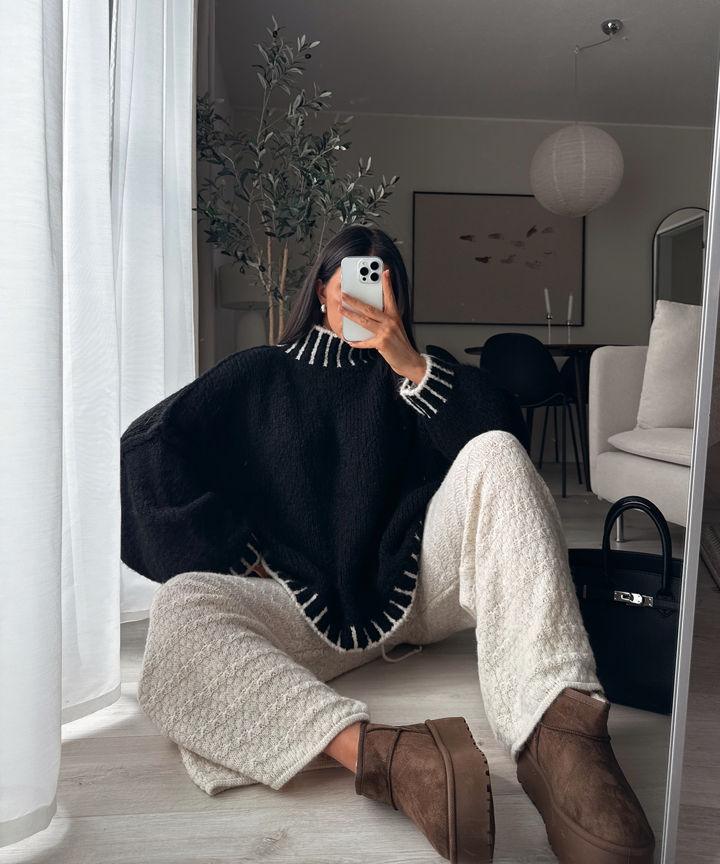 Gefütterte Plateau Boots Nina Dunkelbraun Ladypolitan ♡